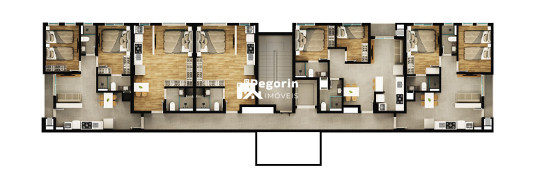 Imagem Apartamento com 2 Quartos à Venda, 54 m² em Hauer - Curitiba