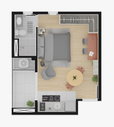 Imagem Apartamento com 1 Quarto à Venda, 36 m² em Bela Vista - São Paulo