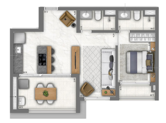 Imagem Apartamento com 3 Quartos à Venda, 82 m² em Vila Clementino - São Paulo
