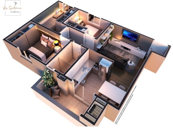 Imagem Apartamento com 3 Quartos à Venda, 62 m² em Desvio Rizzo - Caxias Do Sul