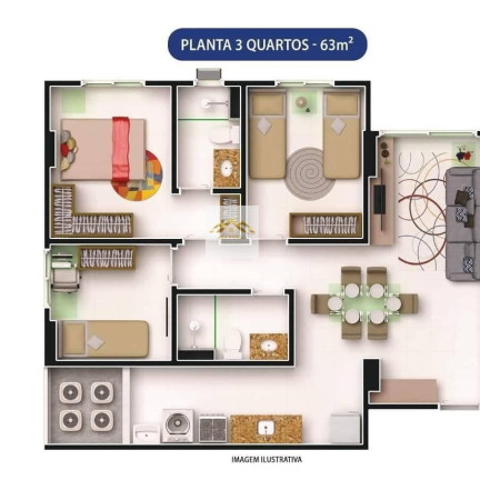 Foto do imóvel: Apartamento com 2 Quartos à Venda, 53 m² em Imbiribeira - Recife Foto do imóvel: Apartamento com 2 Quartos à Venda, 53 m² em Imbiribeira - Recife