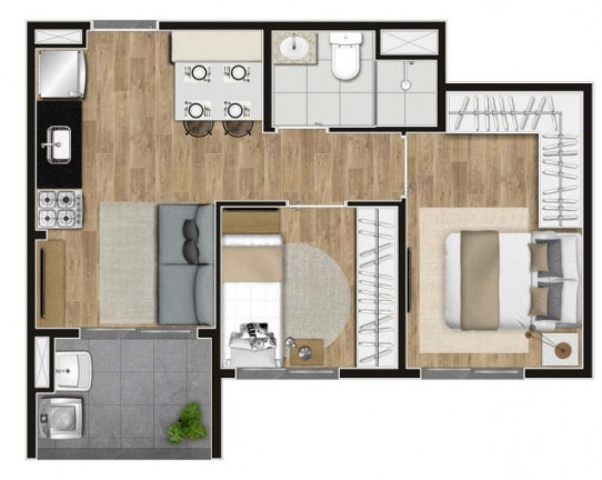 Imagem Apartamento com 2 Quartos à Venda, 38 m² em Vila Guilherme - São Paulo