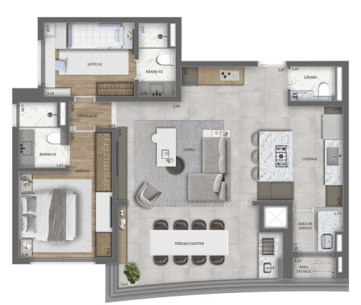 Imagem Apartamento com 3 Quartos à Venda, 97 m² em água Branca - São Paulo