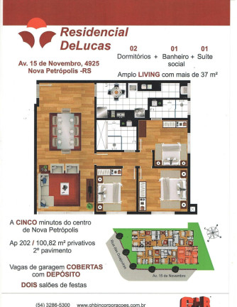 Imagem Apartamento com 3 Quartos à Venda, 120 m² em Vale Verde - Nova Petrópolis