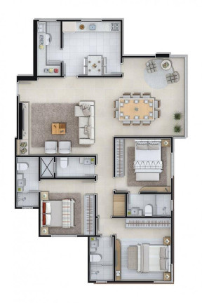 Imagem Apartamento com 3 Quartos à Venda, 128 m² em Centro - Balneário Camboriú