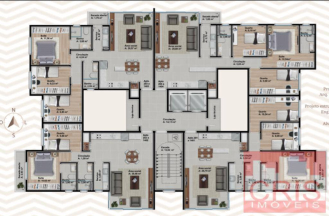 Imagem Apartamento com 3 Quartos à Venda, 88 m² em Universitario - Bento Gonçalves