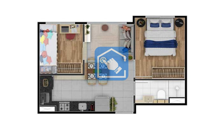 Imagem Apartamento com 2 Quartos à Venda, 33 m² em Vila Aricanduva - São Paulo