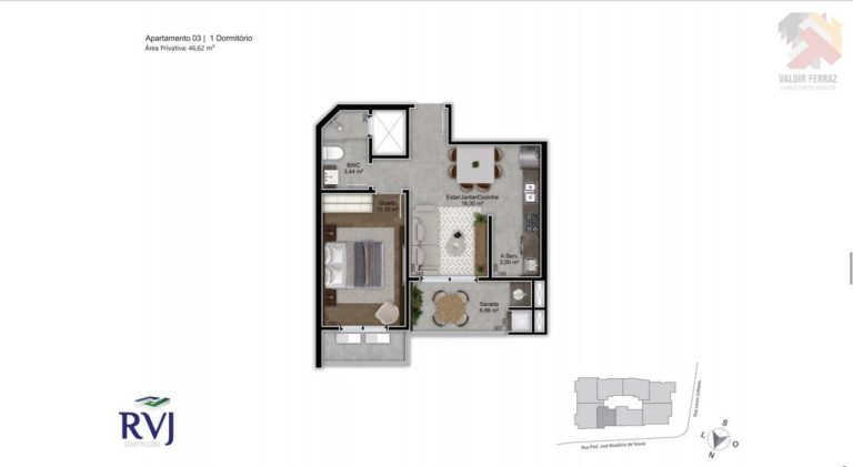 Imagem Apartamento com 2 Quartos à Venda, 75 m² em Trindade - Florianópolis