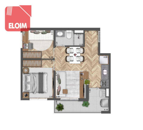 Imagem Apartamento com 1 Quarto à Venda, 39 m² em Freguesia Do ó - São Paulo