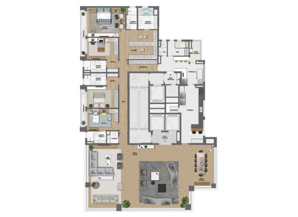 Apartamento com 4 Quartos à Venda, 375 m² em Ibirapuera - São Paulo