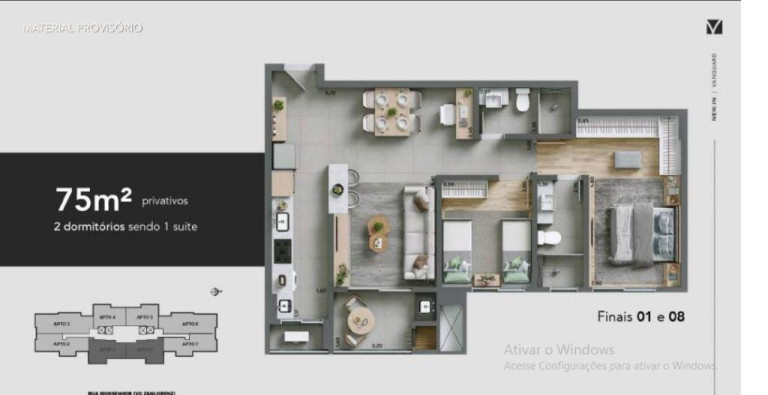 Imagem Apartamento com 3 Quartos à Venda, 92 m² em Ecoville - Curitiba