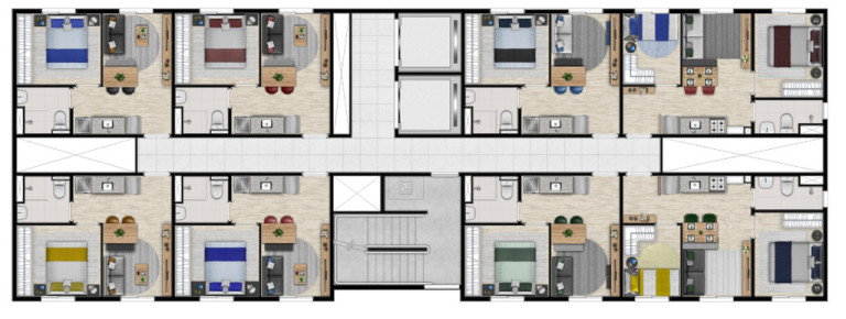 Apartamento com 2 Quartos à Venda, 32 m² em Vila Buarque - São Paulo