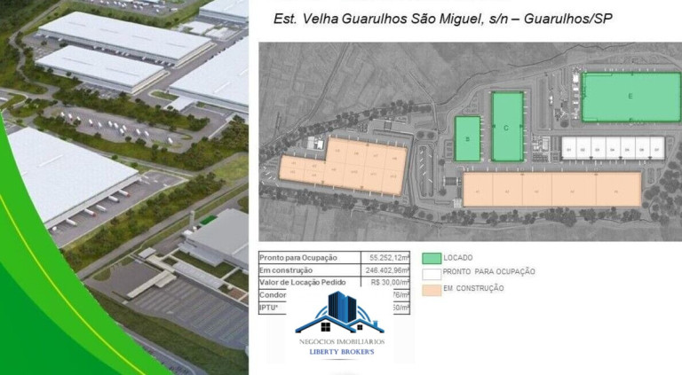 Imagem Imóvel Comercial para Alugar, 7.893 m² em água Chata - Guarulhos