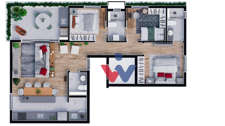 Imagem Apartamento com 2 Quartos à Venda, 5.827 m² em Santa Felicidade - Curitiba