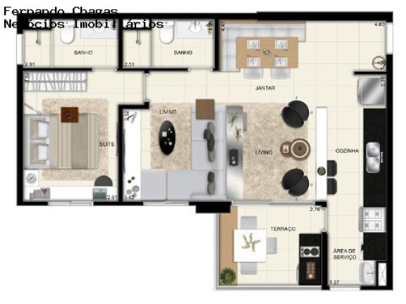 Imagem Apartamento com 2 Quartos à Venda, 65 m² em Cambui - Lançamento Setin - Campinas