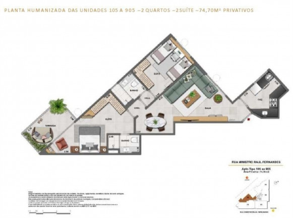 Imagem Imóvel com 2 Quartos à Venda, 74 m² em Botafogo - Rio De Janeiro
