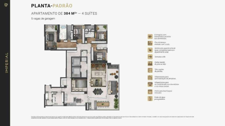 Apartamento com 4 Quartos à Venda, 325 m² em Cidade Jardim - São Paulo