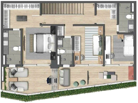 Imagem Apartamento com 2 Quartos à Venda, 82 m² em Cerqueira César - São Paulo