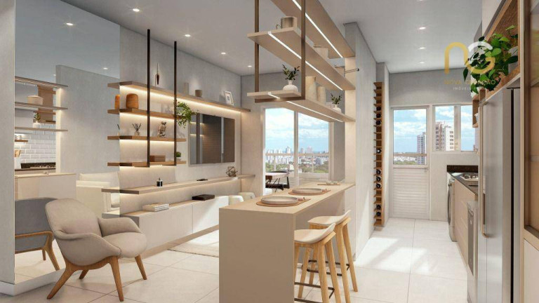 Imagem Apartamento com 3 Quartos à Venda, 101 m² em Cidade Ocian - Praia Grande