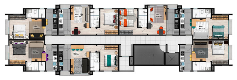 Imagem Apartamento com 1 Quarto à Venda, 43 m² em Centro - Pato Branco