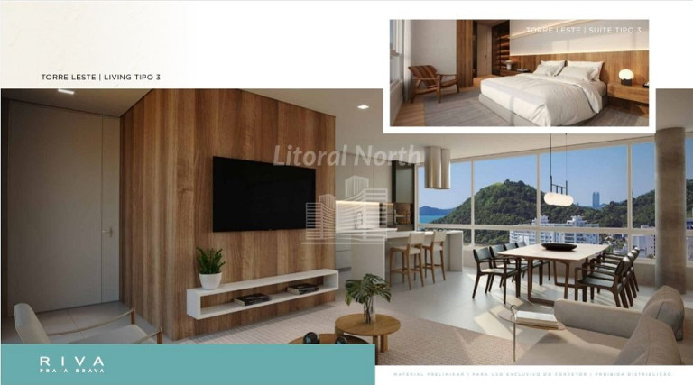 Imagem Apartamento com 3 Quartos à Venda, 126 m² em Praia Brava - Itajaí