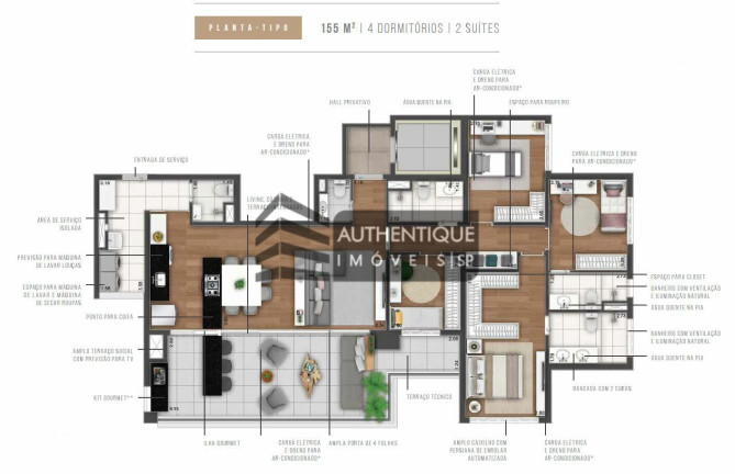 Imagem Apartamento com 4 Quartos à Venda, 155 m² em Vila Mariana - São Paulo