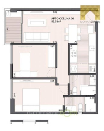 Apartamento com 2 Quartos à Venda, 62 m² em Intermares - Cabedelo