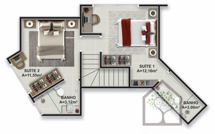 Foto do imóvel: Apartamento com 3 Quartos à Venda, 129 m² em Itacorubi - Florianópolis