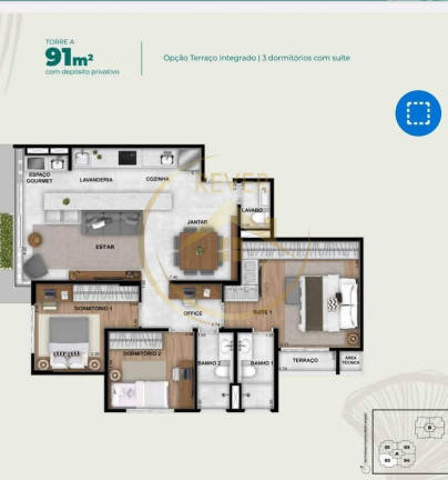 Imagem Apartamento com 2 Quartos à Venda, 71 m² em Vila Brandina - Campinas