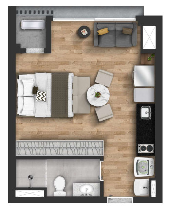 Imagem Apartamento com 1 Quarto à Venda, 30 m² em Vila Mariana - São Paulo