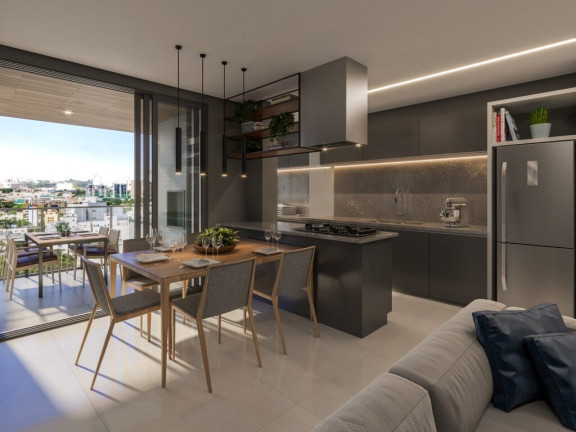 Apartamento com 3 Quartos à Venda, 127 m² em Cabral - Curitiba