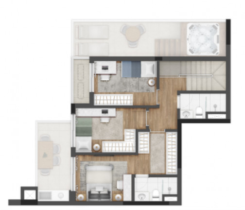 Imagem Apartamento com 3 Quartos à Venda, 107 m² em Vila Yara - Osasco