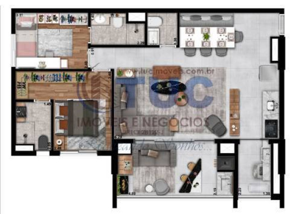 Imagem Apartamento com 2 Quartos à Venda, 62 m² em Butantã - São Paulo