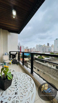 Imagem Apartamento com 3 Quartos à Venda, 134 m² em Campo Grande - Santos