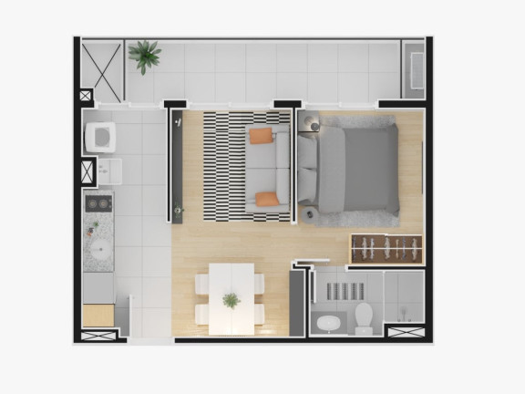 Imagem Apartamento com 1 Quarto à Venda, 36 m² em Bela Vista - São Paulo