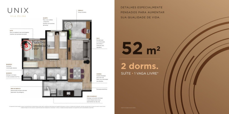 Imagem Apartamento com 2 Quartos à Venda, 52 m² em Parque Da Vila Prudente - São Paulo