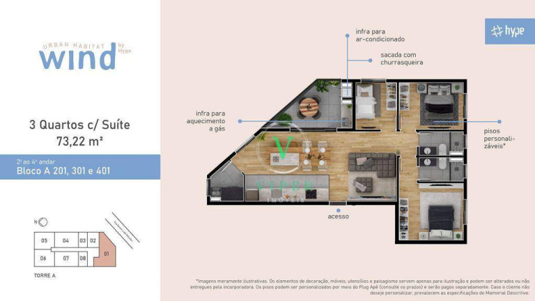 Imagem Apartamento com 3 Quartos à Venda, 81 m² em Santa Felicidade - Curitiba