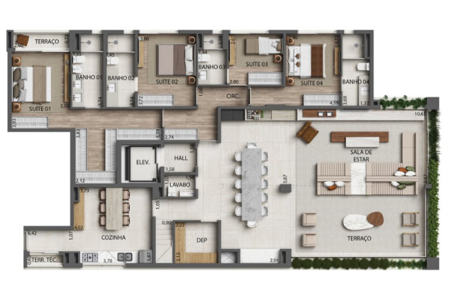 Imagem Apartamento com 3 Quartos à Venda, 173 m² em Moema - São Paulo