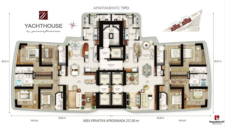 Imagem Apartamento com 4 Quartos à Venda, 265 m² em Centro - Balneário Camboriú