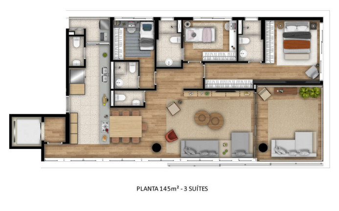 Apartamento com 3 Quartos à Venda, 361 m² em Jardins - São Paulo
