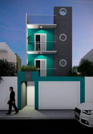 Imagem Apartamento com 3 Quartos à Venda, 80 m² em Santa Maria - Santo André