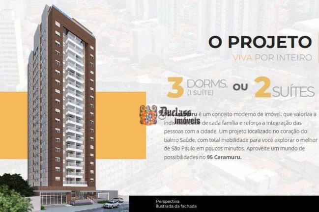 Apartamento com 3 Quartos à Venda, 76 m² em Saúde - São Paulo