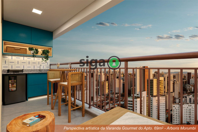 Imagem Apartamento com 3 Quartos à Venda, 69 m² em Vila Andrade - São Paulo