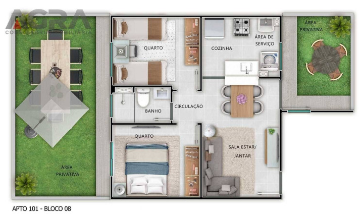 Imagem Apartamento com 2 Quartos à Venda, 44 m² em Universidade - Vitória Da Conquista