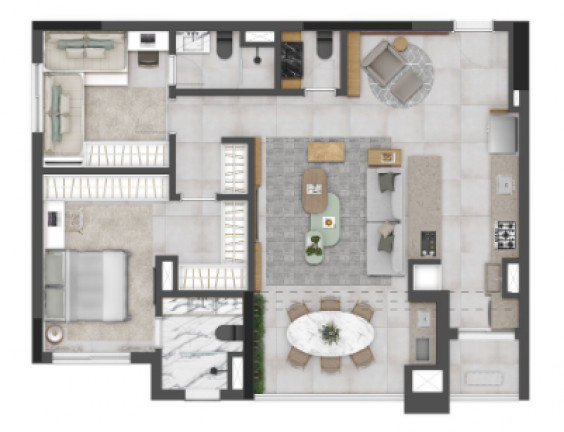 Imagem Apartamento com 3 Quartos à Venda, 107 m² em Vila Yara - Osasco