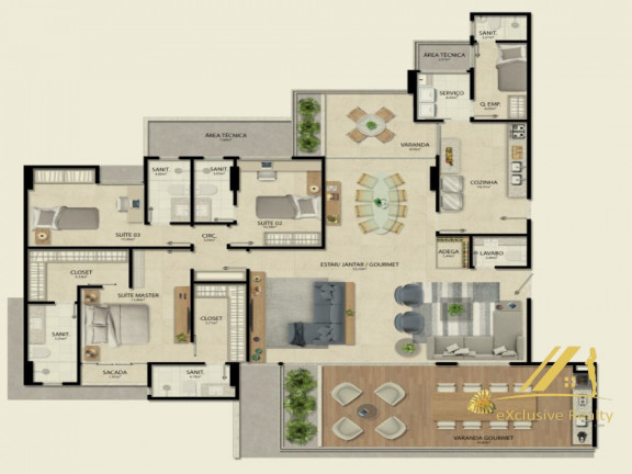 Imagem Apartamento com 4 Quartos à Venda, 210 m² em Caminho Das árvores - Salvador