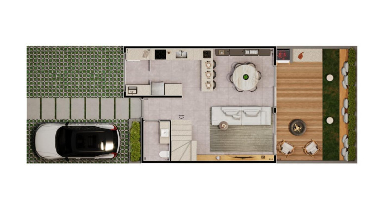 Imagem Casa com 3 Quartos à Venda, 103 m² em Santa Felicidade - Curitiba