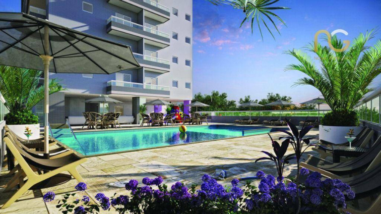 Imagem Apartamento com 2 Quartos à Venda, 80 m² em Vila Guilhermina - Praia Grande