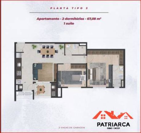 Imagem Apartamento com 2 Quartos à Venda, 67 m² em Vila João Jorge - Campinas