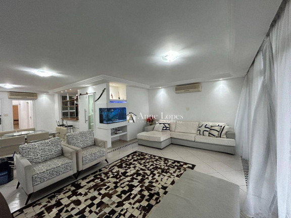 Imagem Apartamento com 3 Quartos para Alugar, 127 m² em Gonzaga - Santos